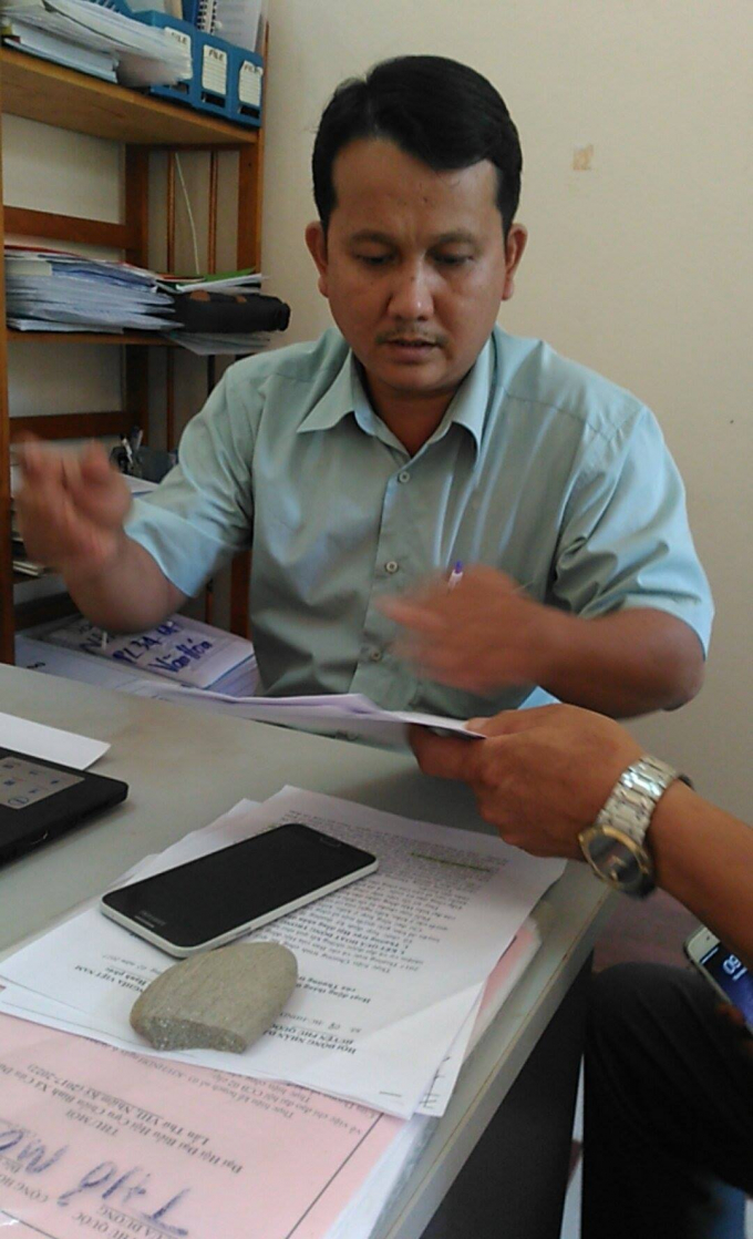 &Ocirc;ng Phan Ch&iacute; T&acirc;m khẳng định hồ sơ đất của m&igrave;nh l&agrave; hợp lệ.