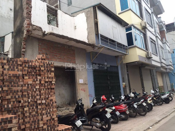 Nh&agrave; b&agrave; Lưu Thị Mai Hiền số 70 ng&otilde; 139 &ndash; thu hồi hết sau đ&oacute; để hợp thửa với nh&agrave; b&ecirc;n trong.