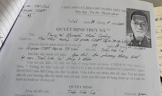 Nghệ An: Bắt đối tượng sử dụng vũ khí cướp tài sản trốn nã