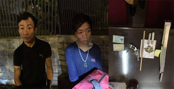 Hà Nội: Bắt 2 đối tượng mang súng côn xoay tự chế và 30 viên đạn