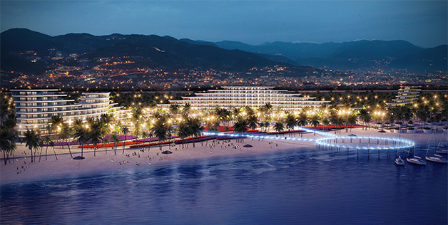 Khu nghỉ dưỡng FLC Quy Nhơn được đầu tư x&acirc;y dựng với tiến độ