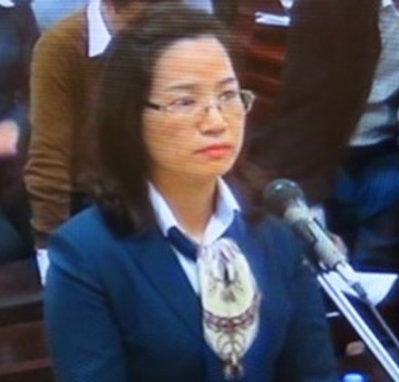 Trần Thị Thu Hương, cựu Gi&aacute;m đốc Chi nh&aacute;nh Hải Dương.