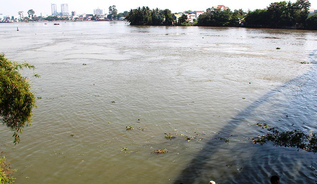 S&ocirc;ng Đồng Nai, đoạn qua x&atilde; Ph&uacute; Hữu, huyện Nhơn Trạch, tỉnh Đồng Nai, nơi người d&acirc;n ph&aacute;t hiện chiếc ch&acirc;n người tr&ocirc;i dạt.