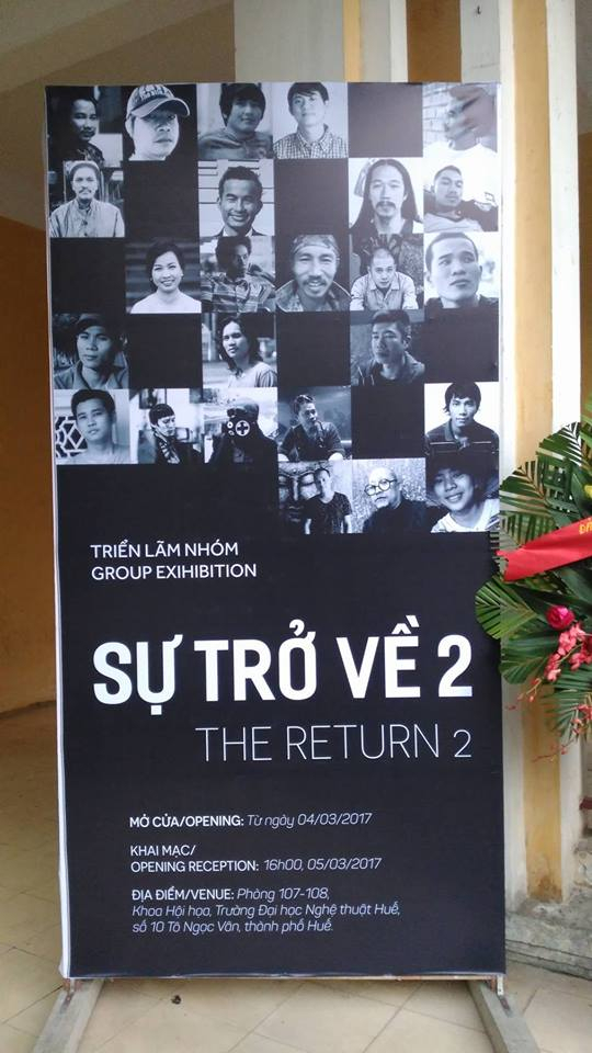 &ldquo;Sự trở về 2&rdquo; do nh&oacute;m cựu sinh vi&ecirc;n Khoa Hội họa tổ chức.