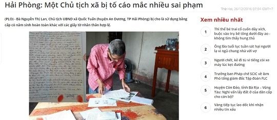 Hải Phòng: “Tuýt còi” bản di chúc trái pháp luật