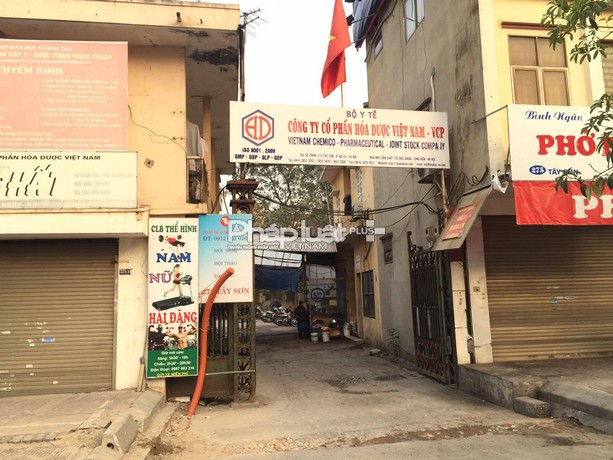 Khu đất C&ocirc;ng ty Cổ phần Ho&aacute; dược Việt Nam.