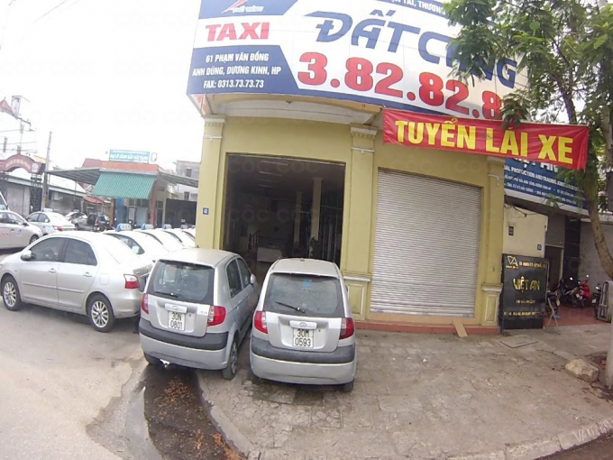 Văn ph&ograve;ng đại diện của c&ocirc;ng ty h&atilde;ng xe taxi Đất Cảng tại Hải Ph&ograve;ng
