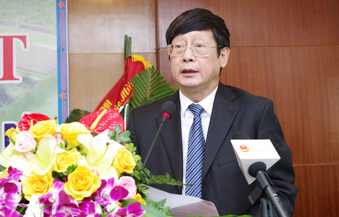 Ph&oacute; Chủ nhiệm VPQH Đỗ Mạnh H&ugrave;ng&nbsp;&nbsp;ph&aacute;t biểu tại&nbsp;lễ khai trương - Ảnh: Duy Th&ocirc;ng