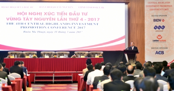 Thủ tướng dự hội nghị xúc tiến đầu tư Tây Nguyên