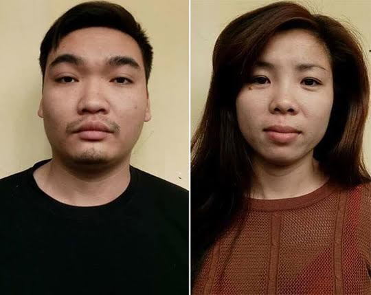 Cặp t&igrave;nh nh&acirc;n lừa b&aacute;n điện thoại.