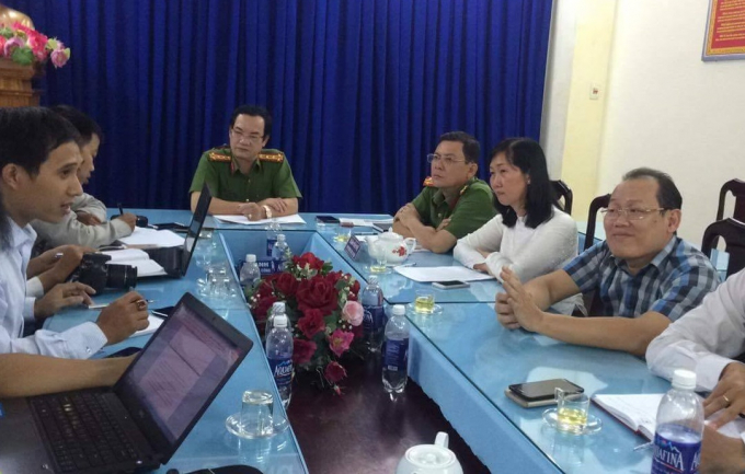 Tham dự họp b&aacute;o c&oacute; đại diện UBND quận Thủ Đức, Trường Tiểu học Lương Thế Vinh v&agrave; Ph&ograve;ng Gi&aacute;o dục quận Thủ Đức.