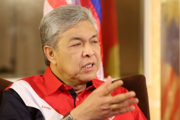 Ph&oacute; Thủ tướng, Bộ trưởng Nội vụ Malaysia Ahmad Zahid Hamidi. (Ảnh: The Star)