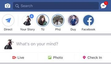 Giao diện t&iacute;nh năng mới&nbsp;Story của Facebook.