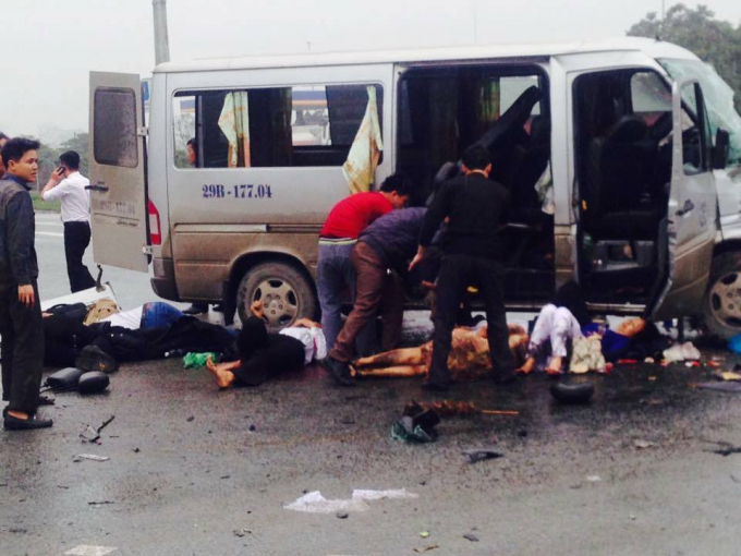 Hiện trường vụ việc thương t&acirc;m.