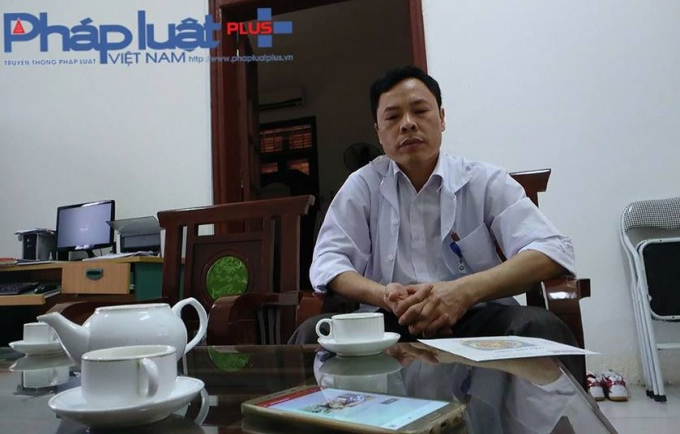 &Ocirc;ng Phạm Đức Cương - Gi&aacute;m đốc Bệnh viện Đa khoa Na Hang. (Ảnh: Tiến Vũ)