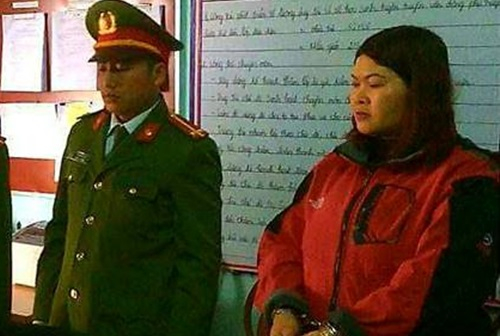 Đối tượng Vương Thị Hương (Ảnh: b&aacute;o C&ocirc;ng l&yacute;)