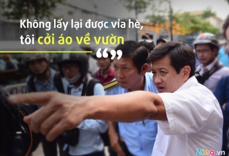 10 phát ngôn khó quên của ông Đoàn Ngọc Hải trong 2 tháng dẹp vỉa hè