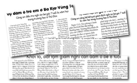 Xâm hại tình dục trẻ em ngày càng nghiêm trọng