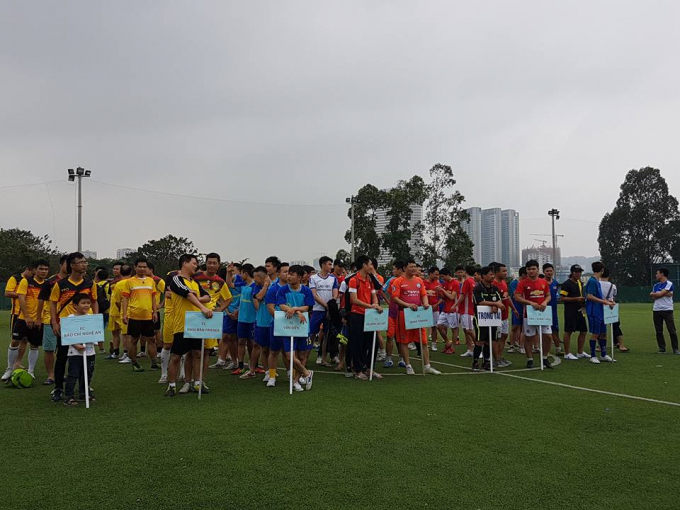 C&aacute;c đội tuyển tham dự giải đấu. (Ảnh: Quốc Đ&ocirc;)