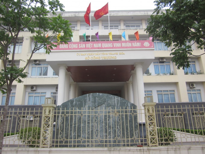 Sở C&ocirc;ng thương Thanh H&oacute;a. Ảnh: Nguyệt Chi