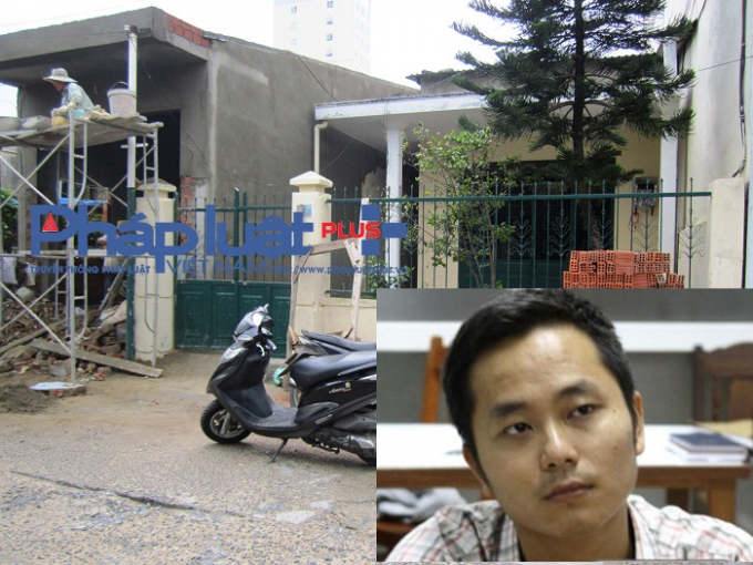 Đối tượng Feng Long Chun (ảnh nhỏ) v&agrave; nơi xảy ra vụ nổ s&uacute;ng giết hại Li Mu Zin.