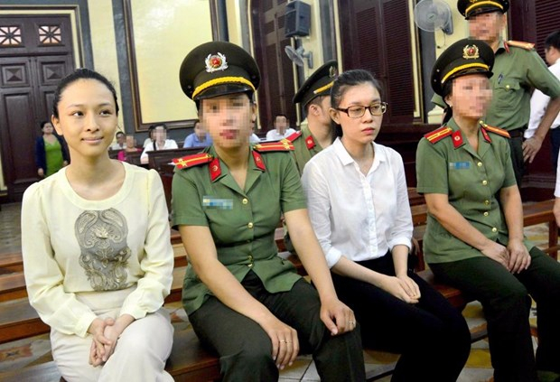 C&aacute;c bị c&aacute;o trong phi&ecirc;n t&ograve;a sơ thẩm.