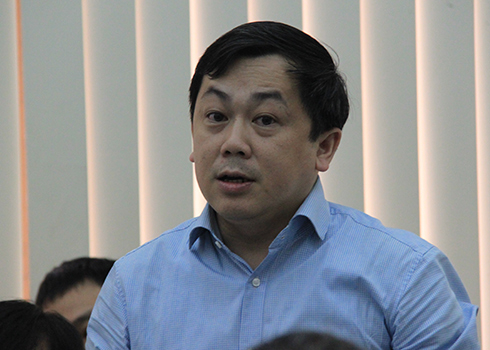 &Ocirc;ng Ho&agrave;ng Hồng Giang, Cục trưởng Đường thủy nội địa. Ảnh:&nbsp;Đ.Loan