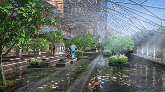 Hồ c&aacute; Ancora Residence.