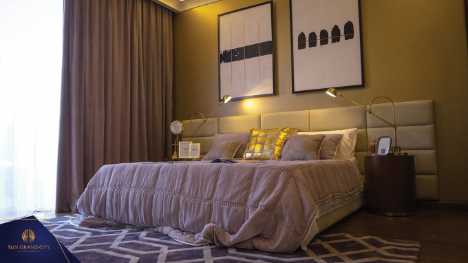 Ph&ograve;ng ngủ Ancora Residence.