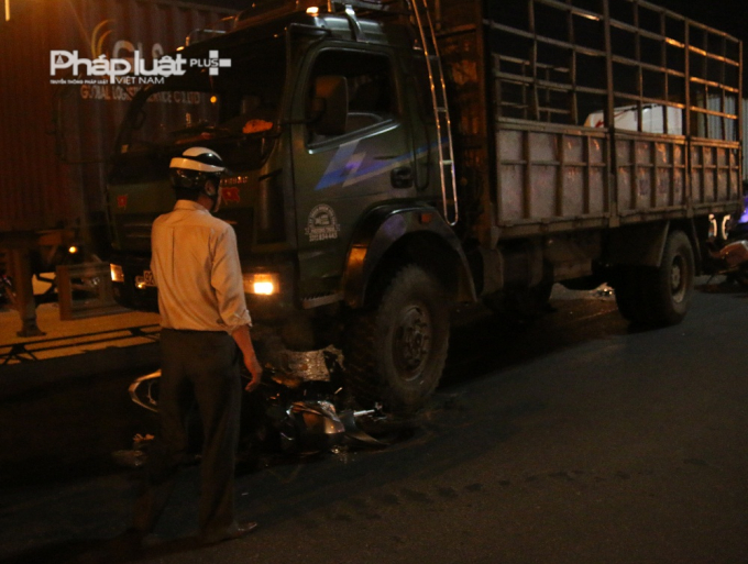 Hiện trường vụ tai nạn chiều 23/3.