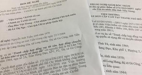 Vụ án tranh chấp hợp đồng cho vay tài sản ở Tiền Giang: Vì sao Tòa “lờ” kháng nghị của Viện?