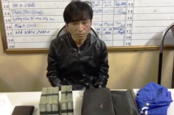 Đối tượng Kh&agrave; A Cải tại Cơ quan cảnh s&aacute;t điều tra.&nbsp;