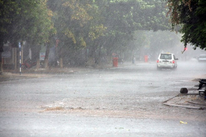 C&aacute;c tỉnh Bắc Bộ xuất hiện mưa r&agrave;o v&agrave; gi&ocirc;ng rải r&aacute;c. Ảnh: minh họa/ Nguồn:&nbsp;Trần L&ecirc; L&acirc;m/TTXVN