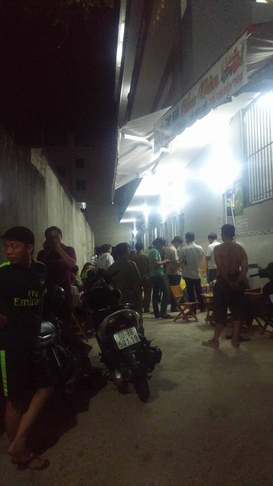 Hiện trường nơi xảy ra vụ việc.