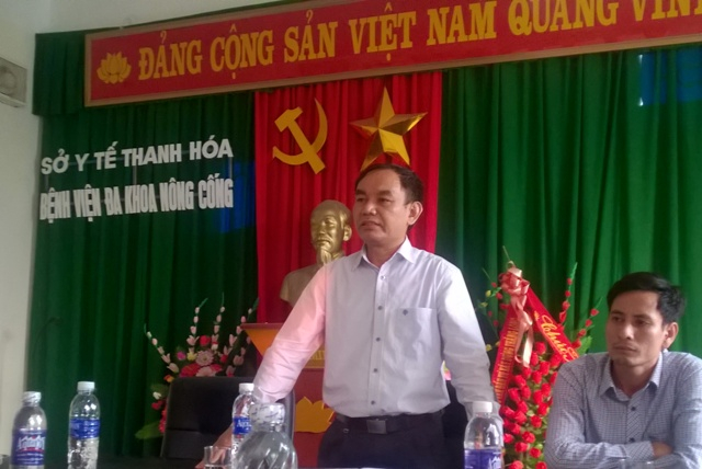 &Ocirc;ng L&ecirc; Nguy&ecirc;n Khanh - Gi&aacute;m đốc Bệnh viện Đa khoa huyện N&ocirc;ng Cống cho biết đ&acirc;y l&agrave; trường hợp đ&aacute;ng tiếc ngo&agrave;i &yacute; muốn.