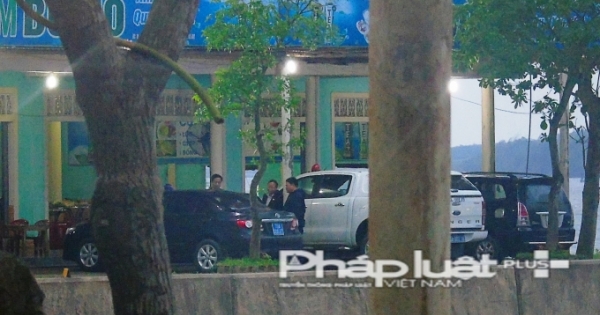 Lãnh đạo Sở Y tế Quảng Bình “làm việc” trong quán nhậu?