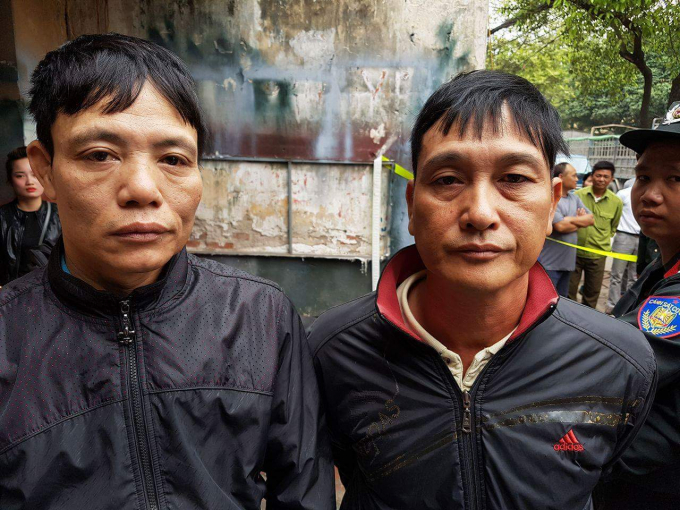 Đối tượng Trương Tuấn H&ugrave;ng v&agrave; đối tượng Nguyễn Nam Anh.