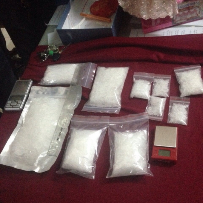 Tang vật thu giữ trong chuy&ecirc;n &aacute;n (ảnh c&ocirc;ng an cung cấp).