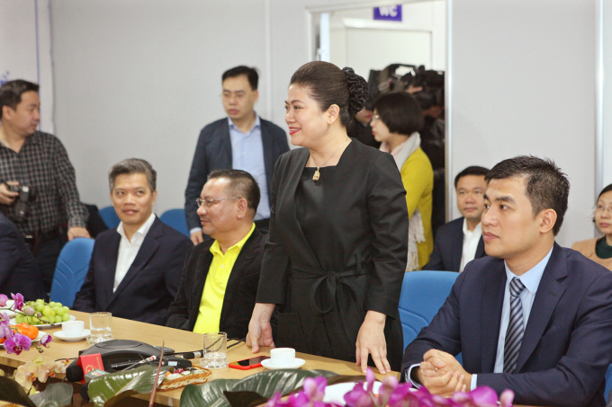 B&agrave; Đỗ Thị Kim Li&ecirc;n, Chủ tịch HĐQT C&ocirc;ng ty cổ phần nước mặt s&ocirc;ng Đuống.