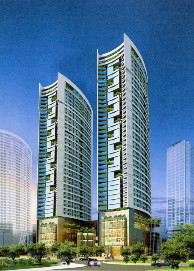 Phối cảnh của Chung cư&nbsp;H&agrave; Nội Time Tower