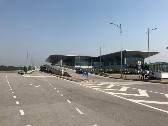 Cảng h&agrave;ng kh&ocirc;ng quốc tế Vinh nơi xảy ra sự việc hi hữu.