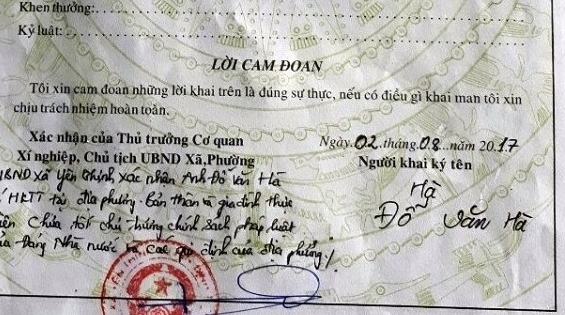 Phê xấu vào lý lịch công dân vẫn chưa có… hồi kết