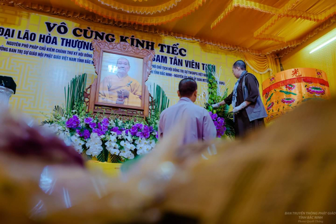 Đại l&atilde;o H&ograve;a thượng Th&iacute;ch Thanh Sam, nguy&ecirc;n Ph&oacute; Ph&aacute;p chủ Gi&aacute;o hội Phật gi&aacute;o Việt Nam vi&ecirc;n tịch