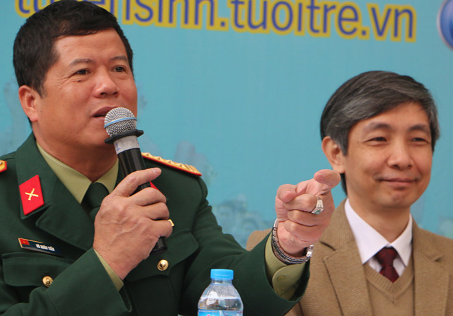 Đại t&aacute; Vũ Xu&acirc;n Tiến. (Ảnh: Quy&ecirc;n Quy&ecirc;n)