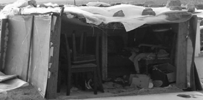 Nơi ở của ba đứa trẻ sống trong bốn năm qua.