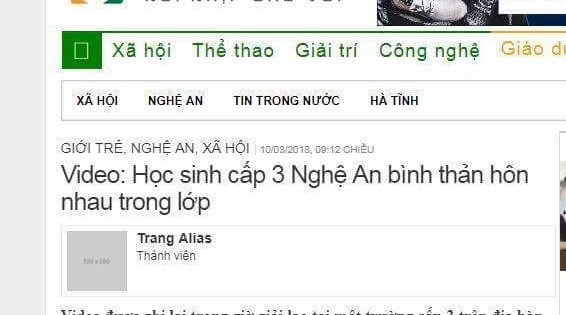 Nghệ An: Đề nghị xử lý trang thông tin điện tử đăng ảnh nóng khiến nữ sinh tự vẫn