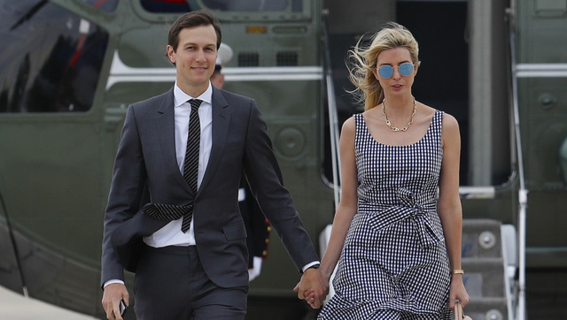 Đệ nhất &aacute;i nữ Mỹ Ivanka Trump v&agrave; chồng l&agrave; Jared Kushner (Ảnh: Reuters)