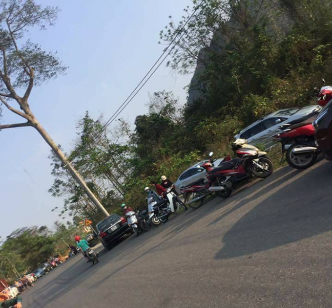 Hiện trường nơi xảy ra vụ việc.