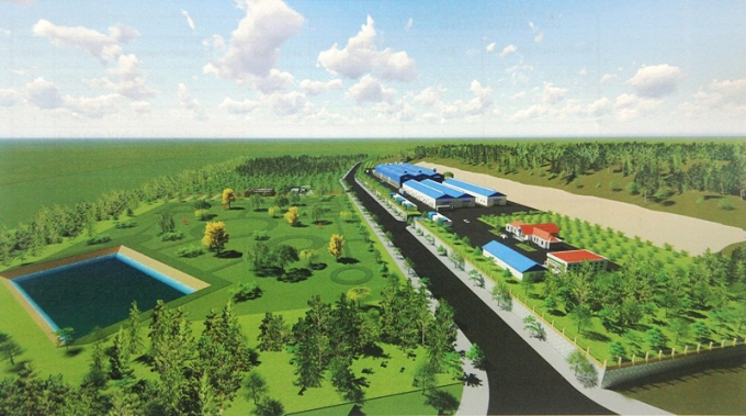 Phối cảnh&nbsp;Nh&agrave; m&aacute;y xử l&yacute; chất thải rắn Đồng N&agrave;.