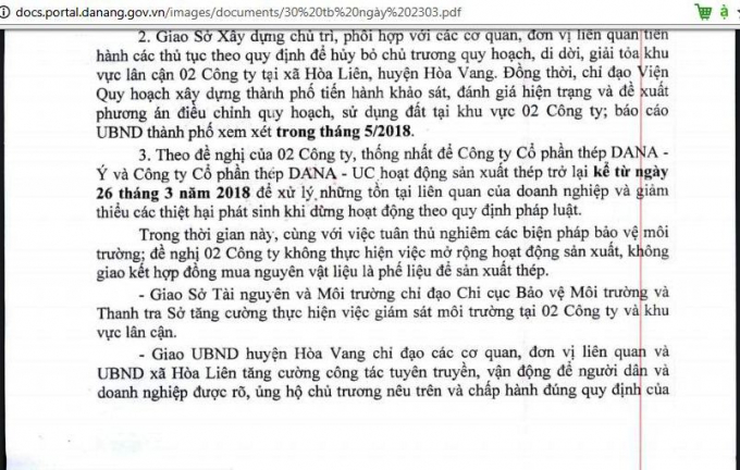 Đ&agrave; Nẵng th&ocirc;ng b&aacute;o cho ph&eacute;p 2 nh&agrave; m&aacute;y th&eacute;p hoạt động th&ecirc;m 6 th&aacute;ng, để tr&aacute;nh thiệt hại cho doanh nghiệp.&nbsp;